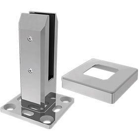 Spigot - Base Plated - Square - Adjustable