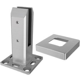 Spigot - Base Plated - Square - Adjustable