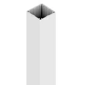 Fence Post - 50x50mm x 1800mm - Aluminium - W