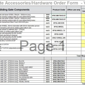 Custom Sliding Gate – White - Image 2