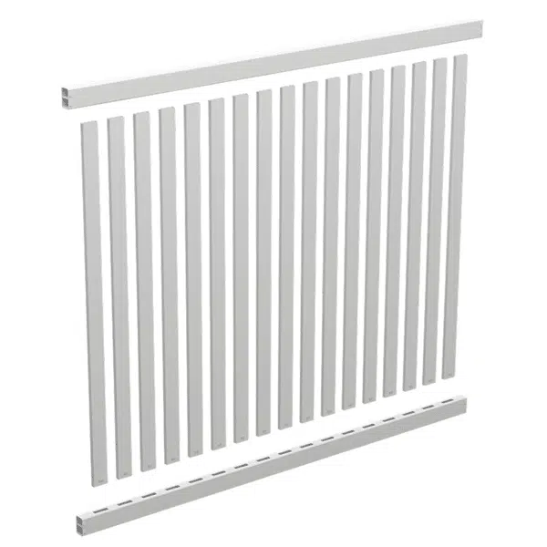 VERTICAL PALING: Fence Panel - 2338W x 1800H