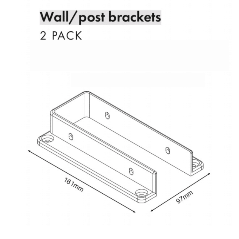 FULL PRIVACY - Wall/Post Brackets - Image 2