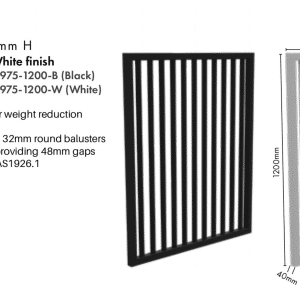 PIK Gate - 975Wx1200H - Black - Image 2